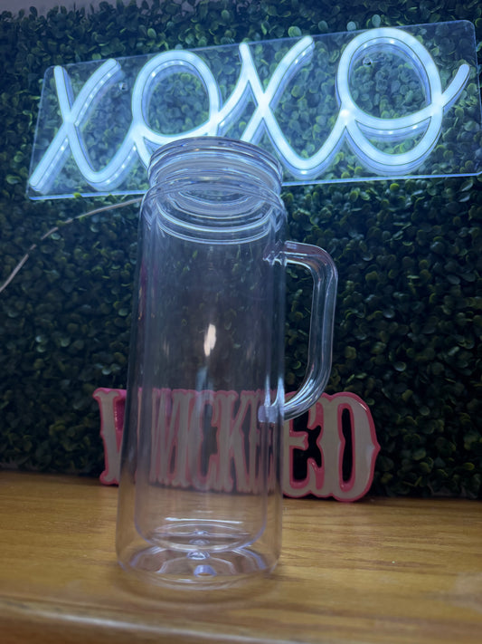 20 OZ ACRYLIC SNOW GLOBE CUP